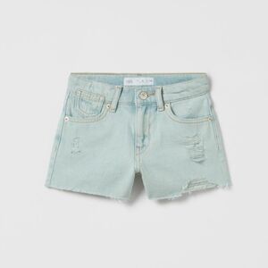 Zara Kids Ripped Denim Shorts